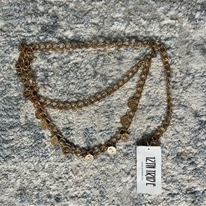 12th Tribe - Gold Chain Belt With Coins